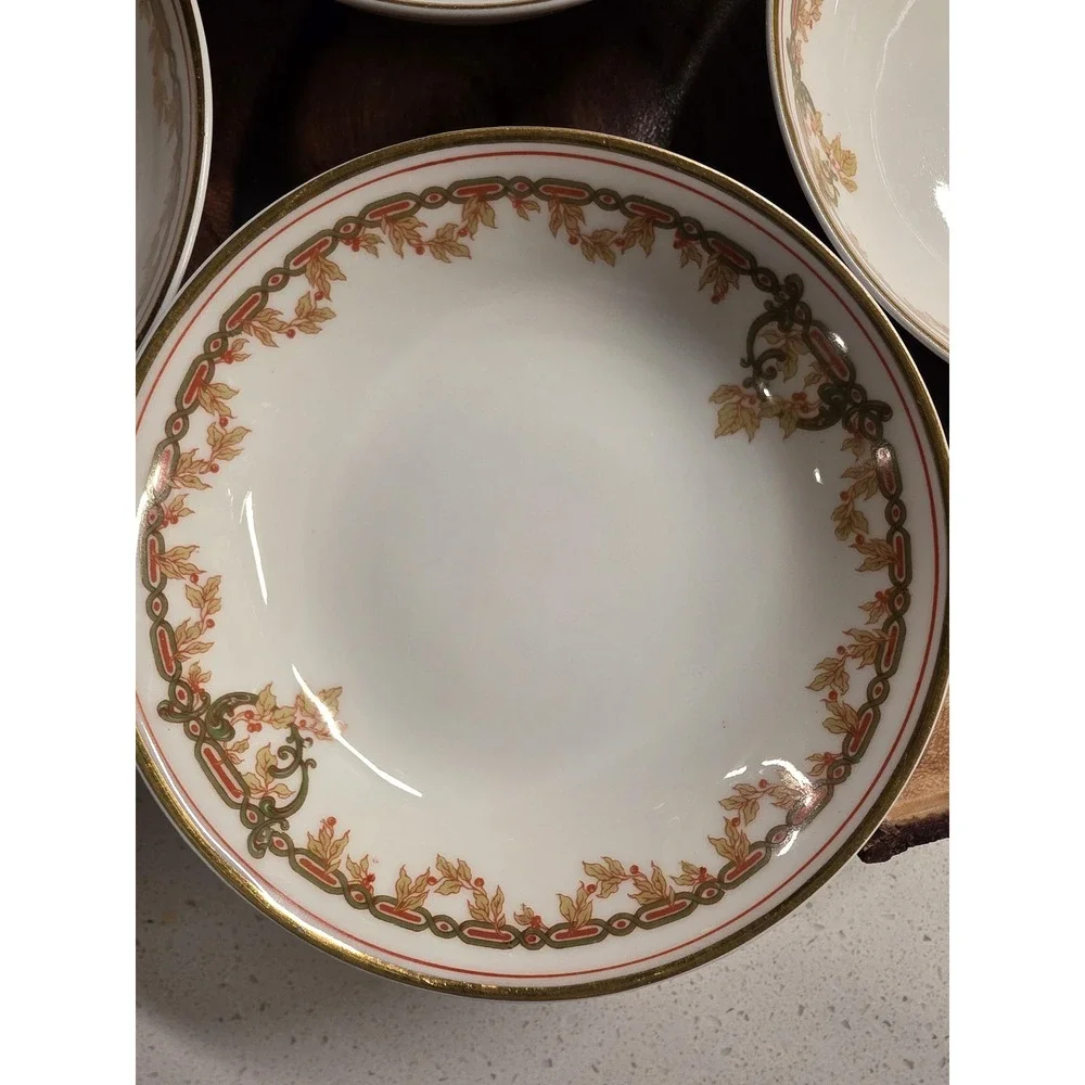 Antique Haviland Limoges Schleiger 290 Pattern Dessert Bowls 5
